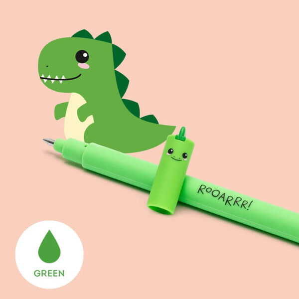 Stylo à encre gel effacable Dino