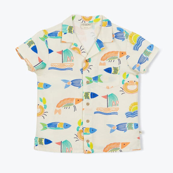 Chemise magnum motif océan