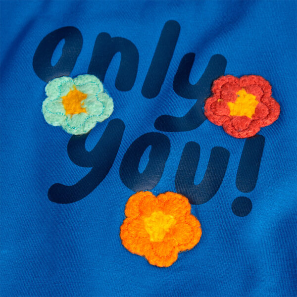 Débardeur fille indigo