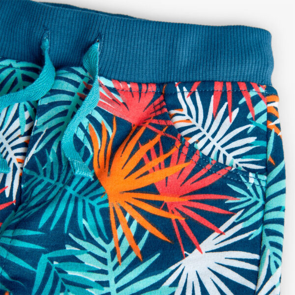 Tropical print shorts