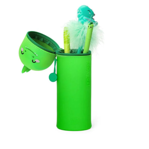 Trousse en silicone souple Dino