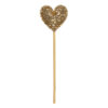 Baguette magique coeurs sequins or