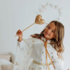 Pink Sequin Hearts Wand - Image 2