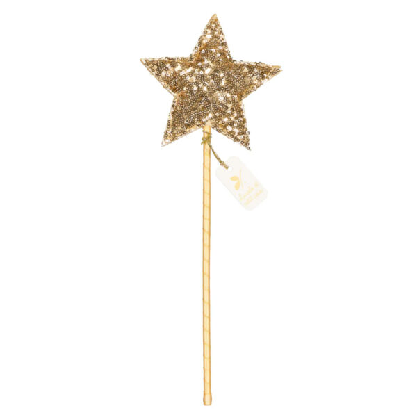 Baguette magique sequins or