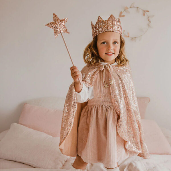 Baguette magique sequins rose