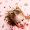Yellow multicolored shooting star barrette - Image 2