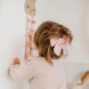 Barrette grand noeud princesse rose gaze – Image 2
