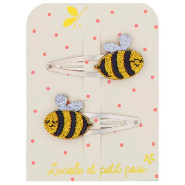 Barrettes abeilles (paire)