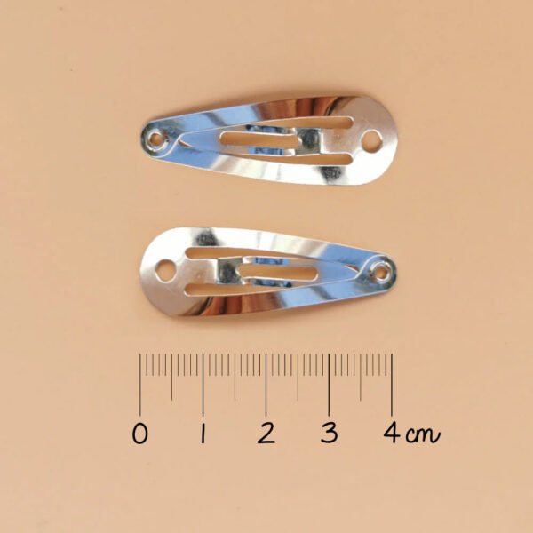 Barrettes framboise (la paire)