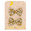 Lib. Feather Meadow Mini Butterfly Hair Clips (Pair)