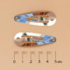 Barrette coeurs Léo (paire) – Image 2