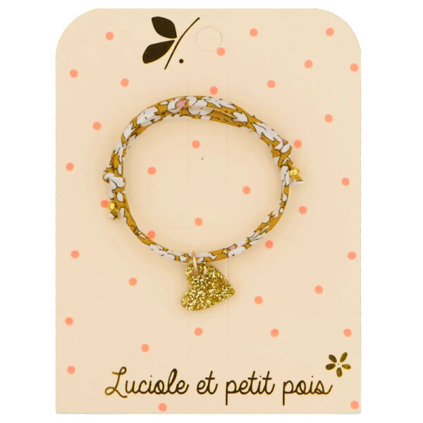 Bracelet Liberty Feather Meadow (coeur or)