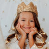 Gold sequin crown - Image 2