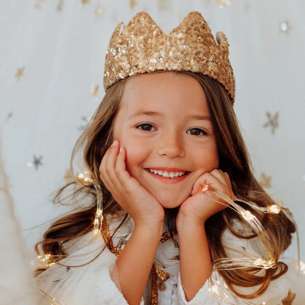Couronne sequins or