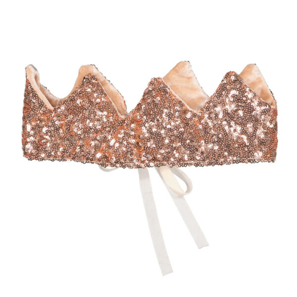 Couronne sequins rose
