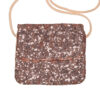 Pink sequin handbag