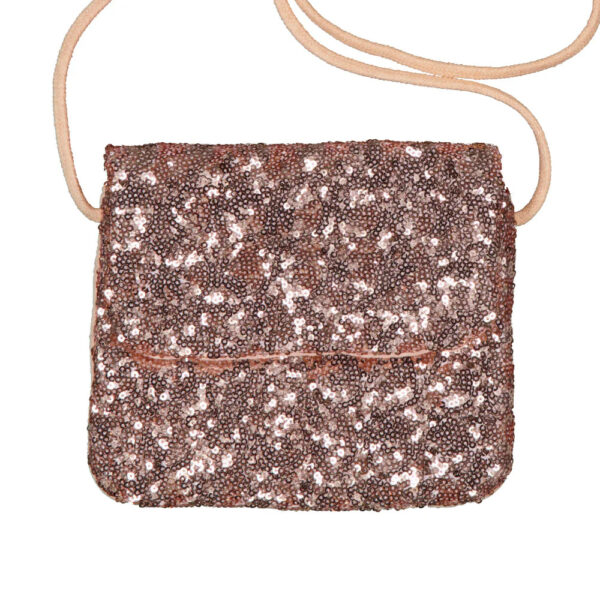 Sac à main sequins rose