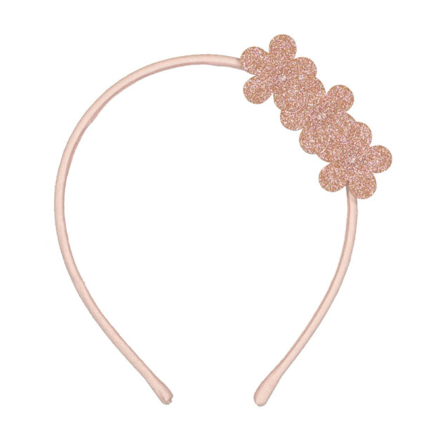 Serre-tête glitter Fleurs de sakura roses