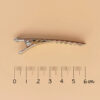 Large Princess Sand Gauze Bow Barrette - Image 3