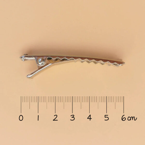 Barrette grand noeud princesse moutarde