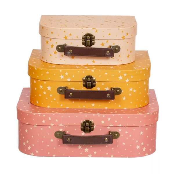 Set of 3 Little Stars suitcases