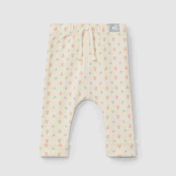 Leggings bébé fleuris