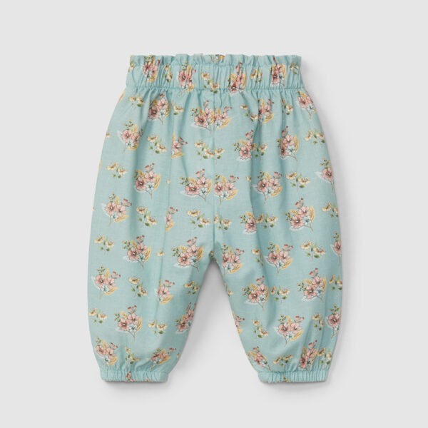 Pantalon bébé fleuri
