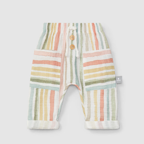 Striped baby pants