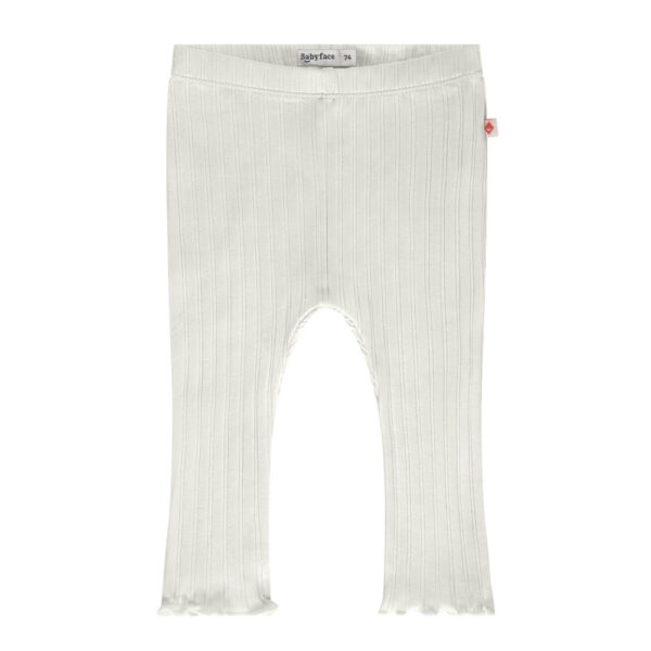 Pantalon legging rib bébé uni