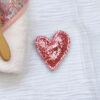 Coeur pailleté rose – Image 3