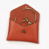 Mini pochette cuir coeur tomette – Image 2