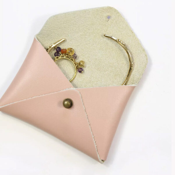 Mini pochette cuir coeur sugar