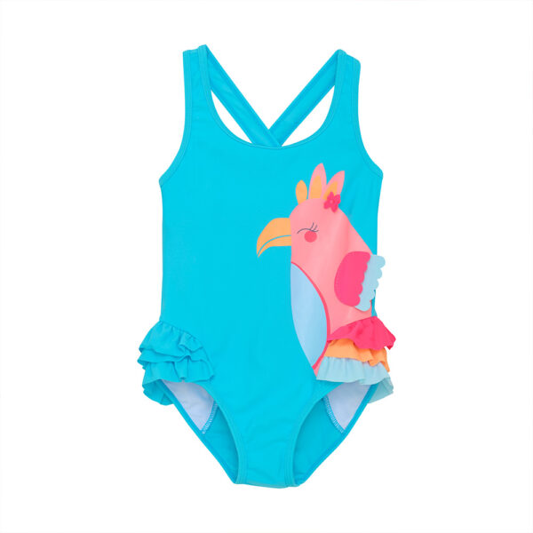Maillot de bain 1p perruche
