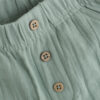 Plain cotton gauze baby shorts - Image 2