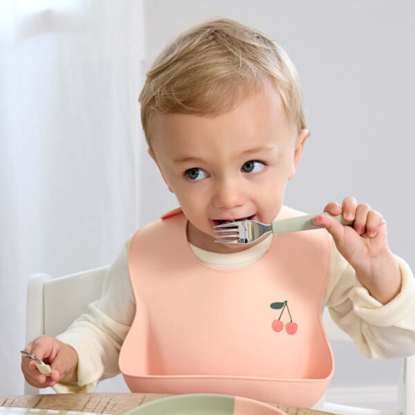 Bavette silicone Happy Fruits Cherry