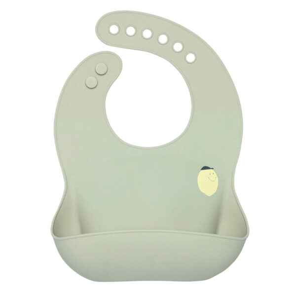 Bavette silicone Happy Fruits Lemon