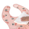 Set of 2 Happy Fruits Cherry Waterproof Bibs - Image 3