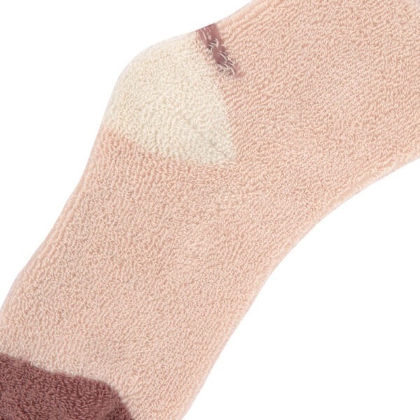 Anti-slip socks offwhite/pink/rust