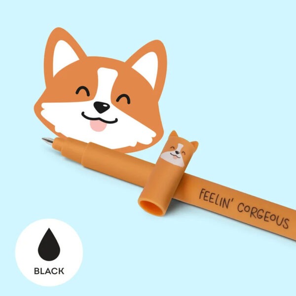 Stylo à encre gel effacable Corgi