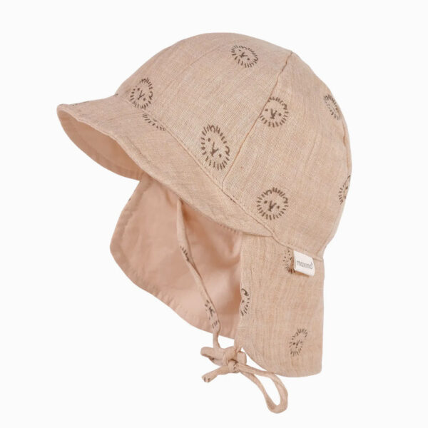 Chapeau bébé en lange lion