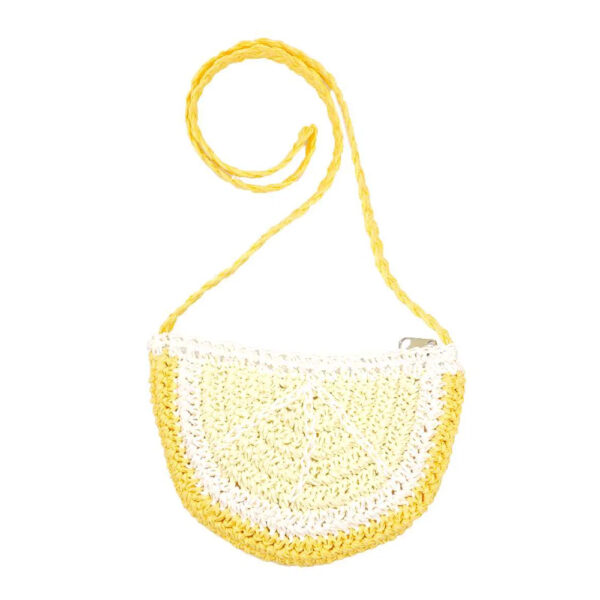 Sac tressé citron