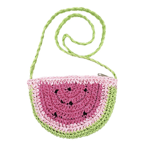Sac tressé pastèque
