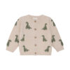Baby dinosaur cardigan
