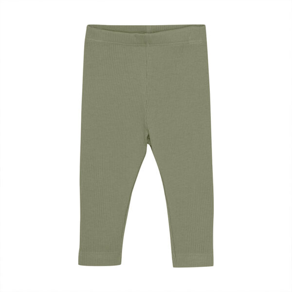 Legging Rib Tencel uni vert