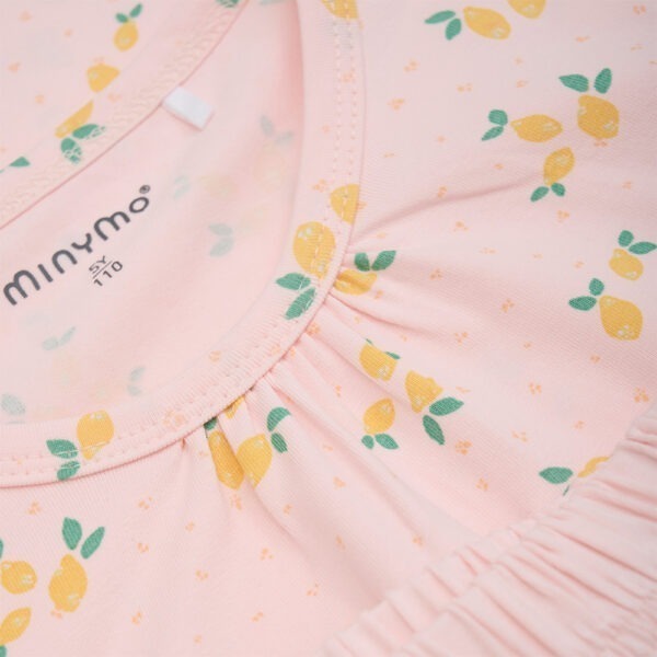 Pyjama court imprimé citrons