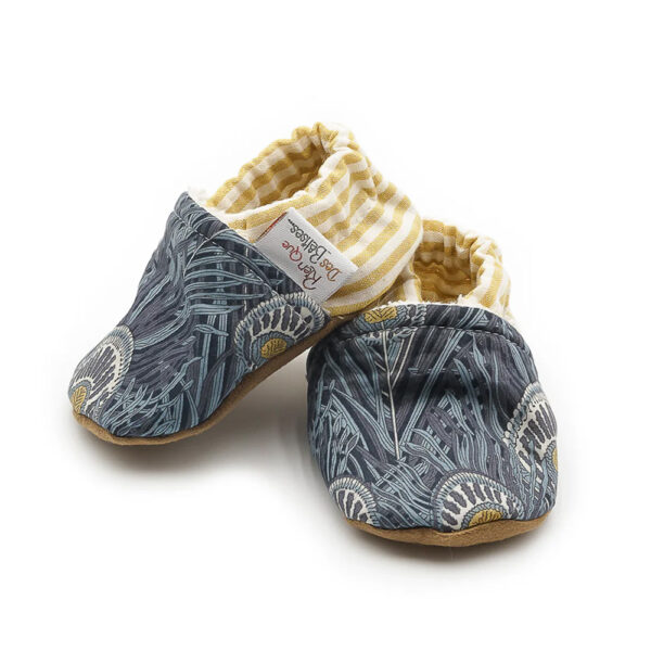 Chaussons Liberty bleu