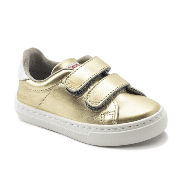 Bronze velcro sneakers