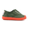 Tennis en toile semelle couleur kaki – Image 2