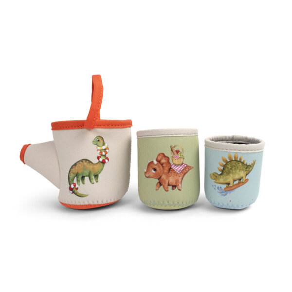 Jouets de bain Gobelets en neoprene Dinos