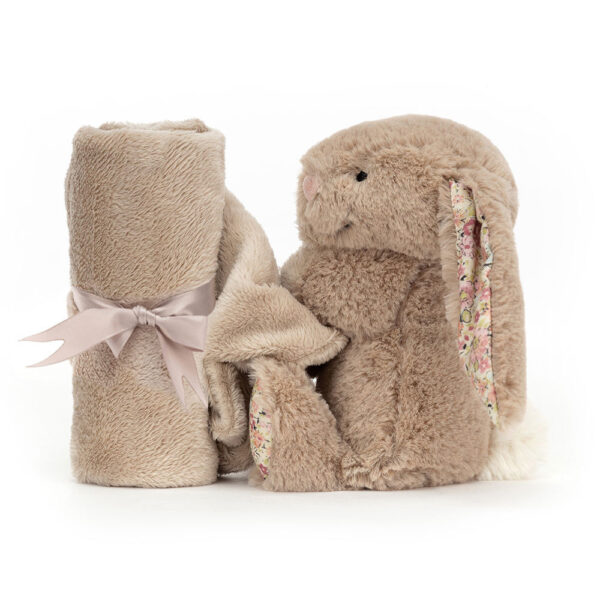 Bloom Beige Bunny Petal Soother Blanket